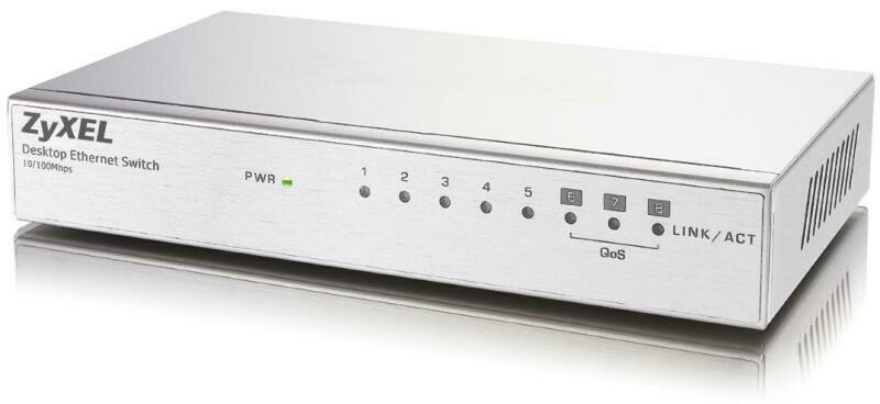 Zyxel ES-108Av2 8 port 10/100 Mbp Switch