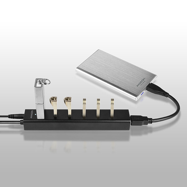 HUB USB 3.0 Axagon HUE-SA7BP 7port