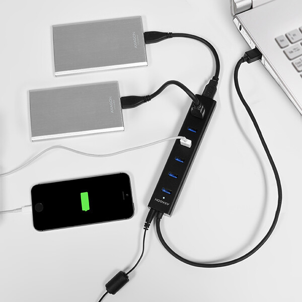 HUB USB 3.0 Axagon HUE-SA7BP 7port