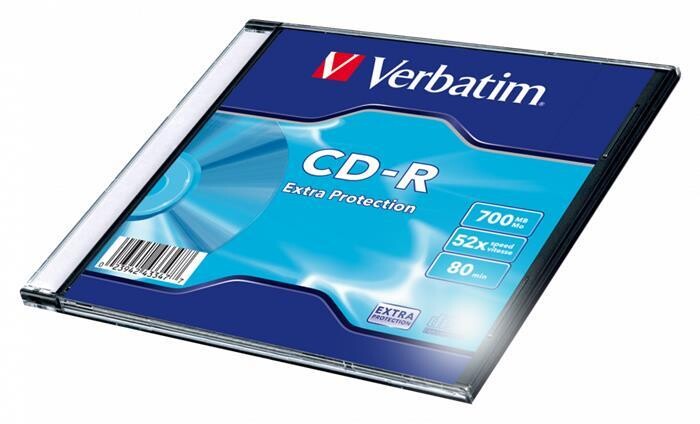 Verbatim CDV7052V1DL 700Mb/80min.írható slim CD