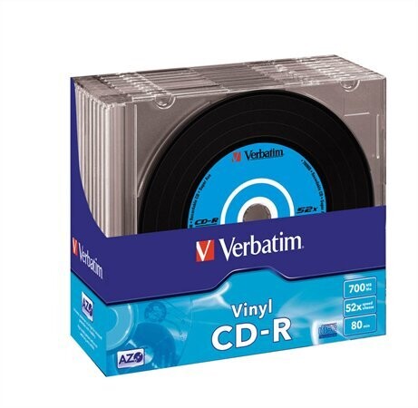 Verbatim CDV7052V10VIN 700 MB 52x Slim Bakelit CD-R