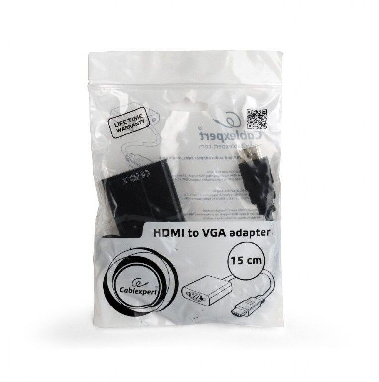 Gembird A-HDMI-VGA-04 HDMI-M-&gt;VGA Átalakító
