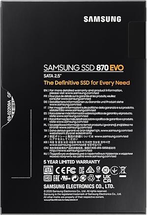 Samsung 870 EVO 500GB MZ-77E500B/EU SSD SATA