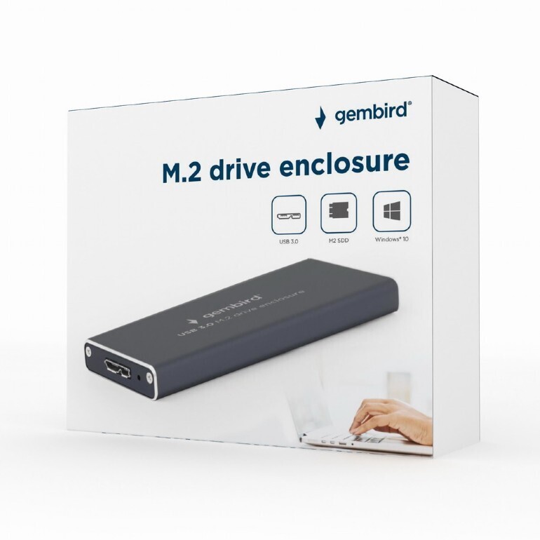 Gembird USB3.0 EE2280-U3C-01 Külső m.2 SSD ház