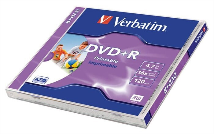 Verbatim 16x nyomtatható DVD+R