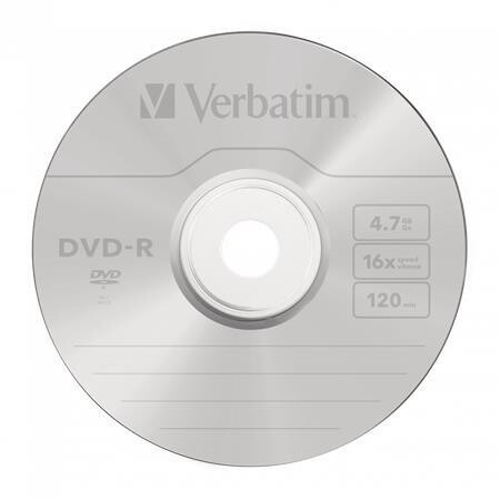 Verbatim 43519 4,7 GB 16x (cd tok) DVD-R