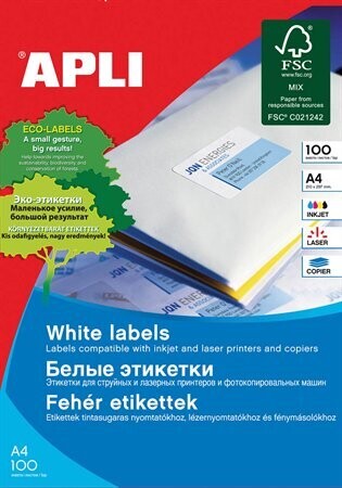 Apli 1281/3141 210x297/ 100lap Etikett