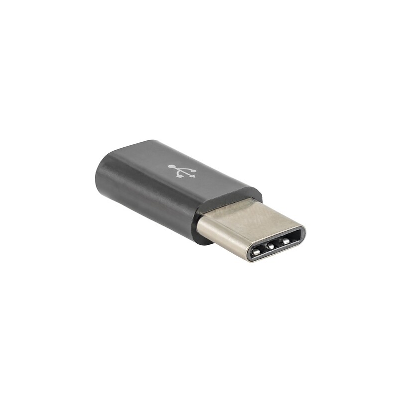 Akyga AK-AD-46 USB-C-&gt;MicroUSB (M/F) Átalakító
