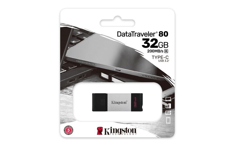 Kingston 32GB DT80 USB3.2C Pendrive