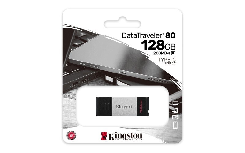 Kingston 128GB DT80 USB3.2C Pendrive