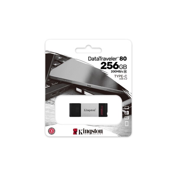 Kingston 256GB DT80 USB3.2C Pendrive