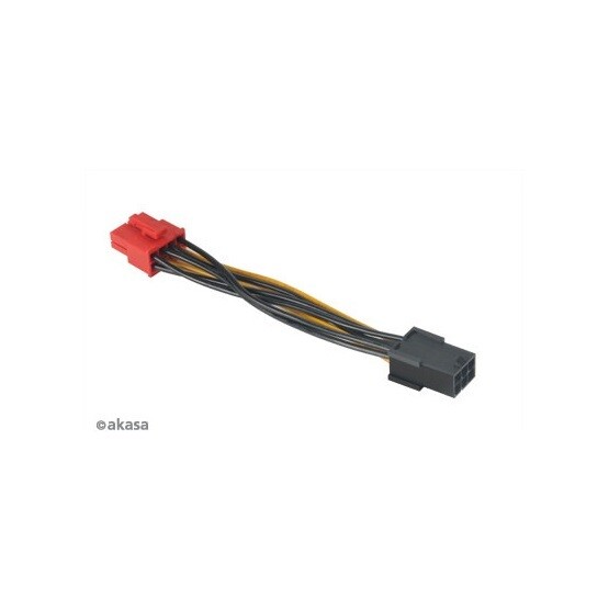 ADA Akasa 8pin PCIe2.0 - 6pin PCIe adapter - 10cm - AK-CB052