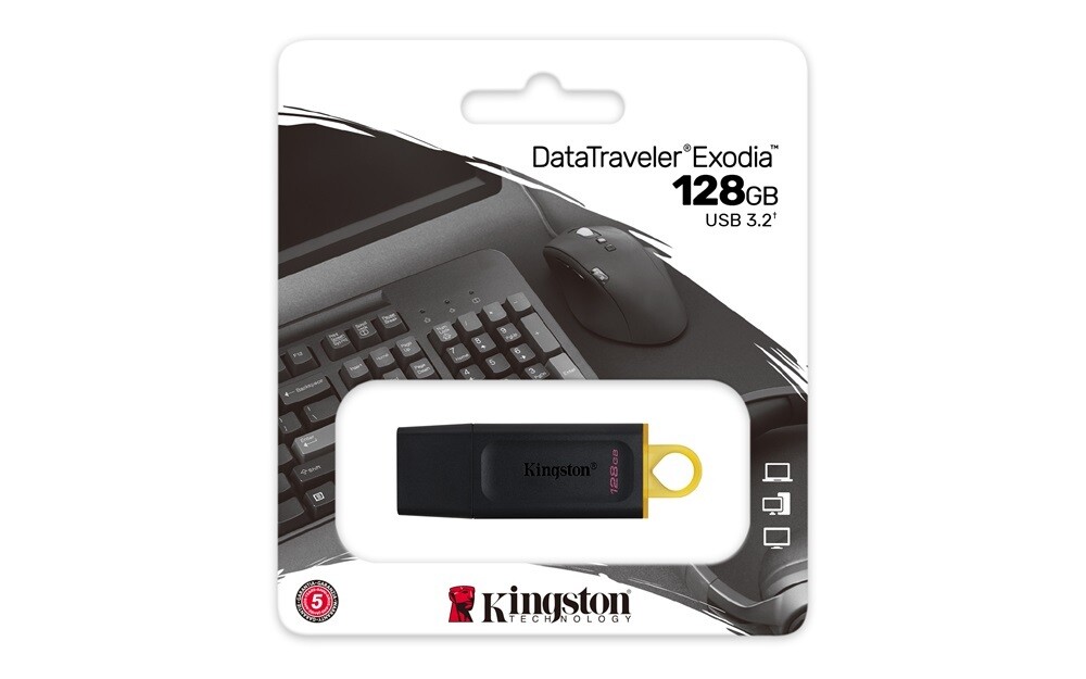 Kingston 128GB Exodia DTX USB3.2 Pendrive