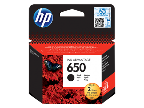 HP CZ101AE / No.650 fekete Tintapatron