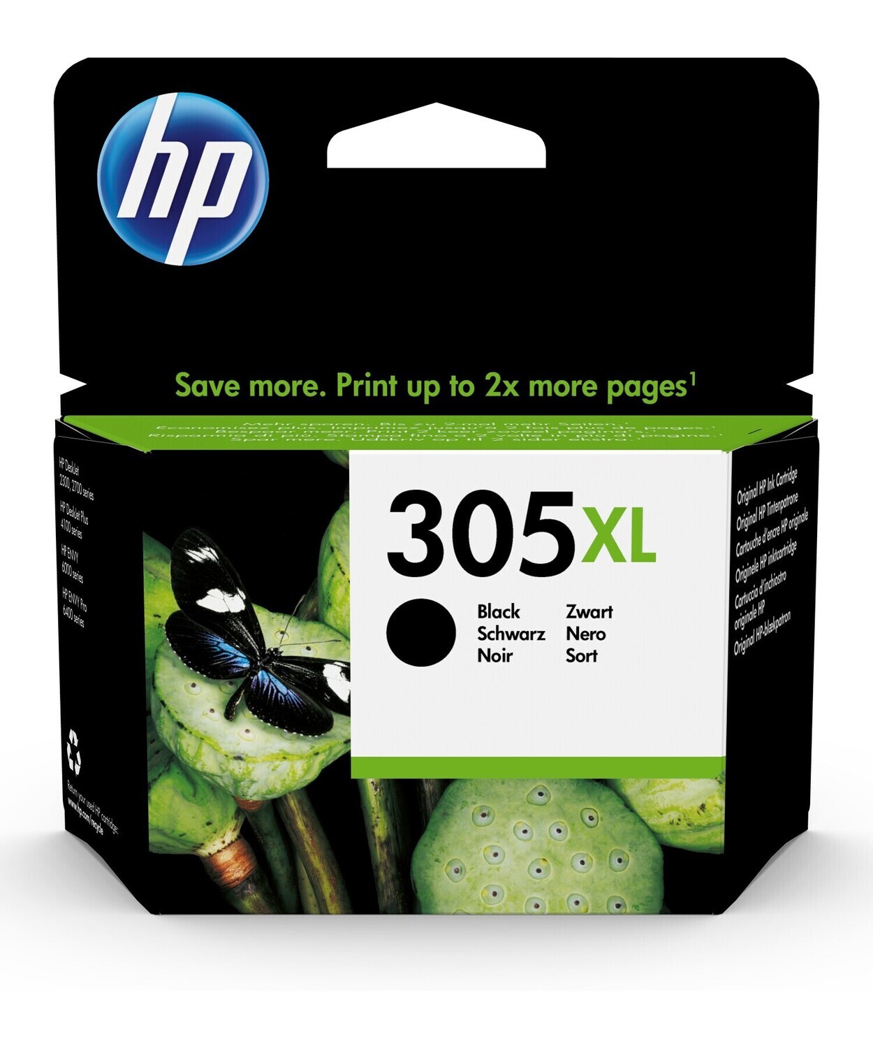 HP 3YM62AE No.305XL fekete Tintapatron