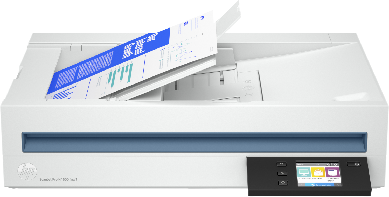 HP Document Scanner Scanjet Pro N4600 - DIN A5
