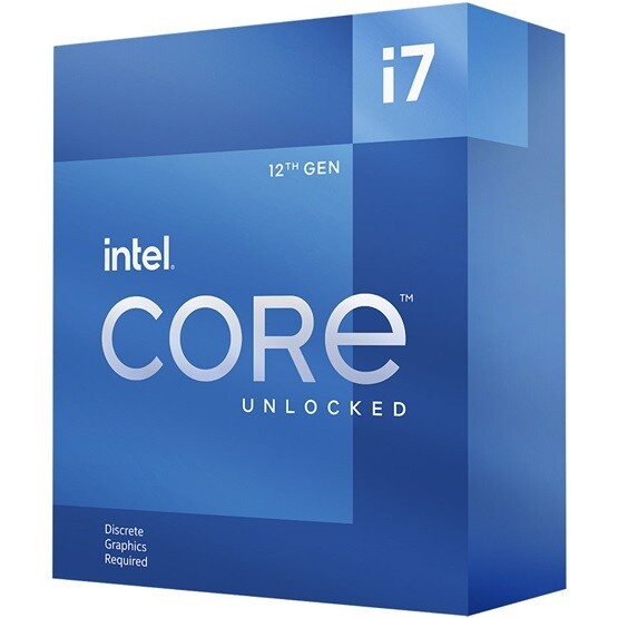 Intel Box Core i7 Processor i7-12700KF 3,60Ghz 25M Alder Lake-S