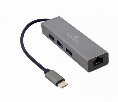Adapter Gembird USB-C to RJ45 Gigabit LAN A-CMU3-LAN-01