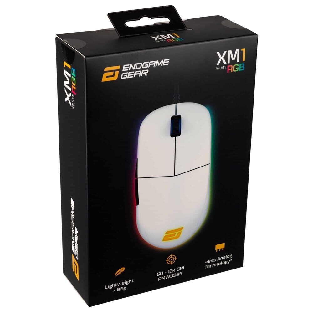 EndGame Gear XM1 RGB fehér Egér