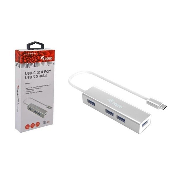 Equip-Life 128958 4 portos USB-C HUB
