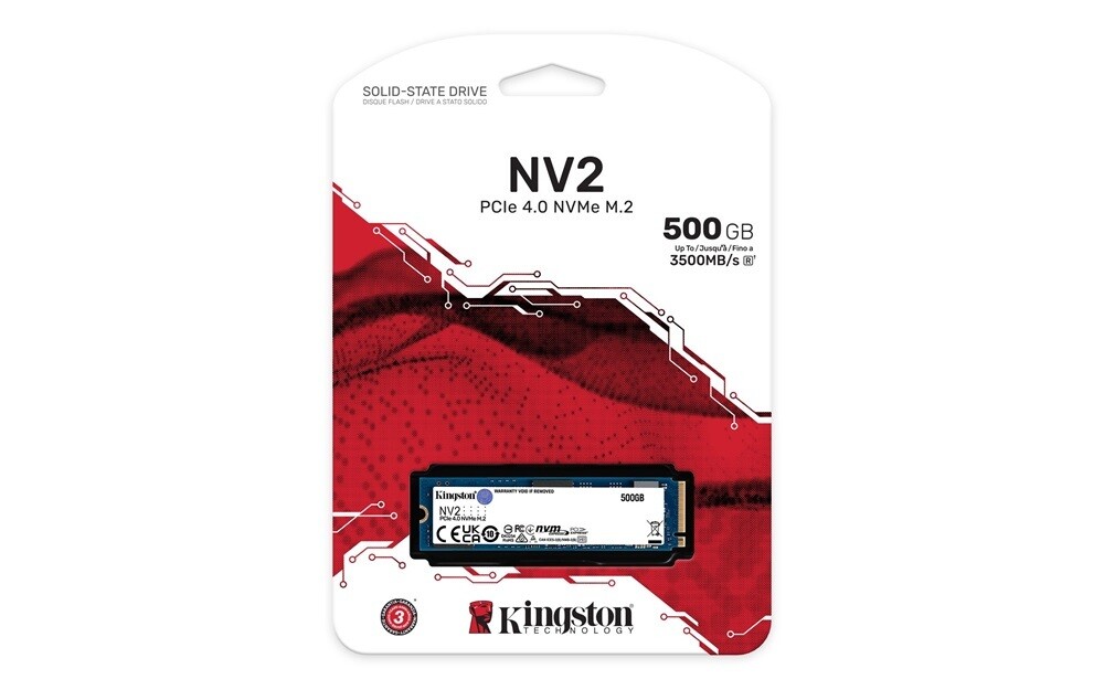 KINGSTON NV2 M.2 PCIE NVME SNV2S/500G m.2 SSD