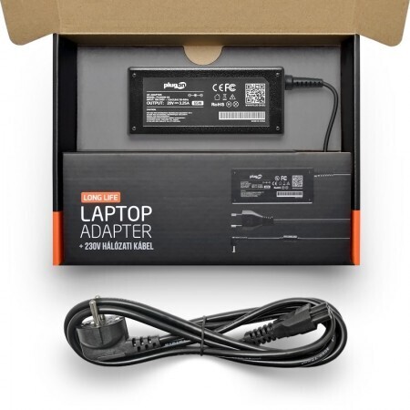 Lenovo 20V 3,25A 65W 5,5x2,5mm PlugOn1266150 utángy. NB töltő