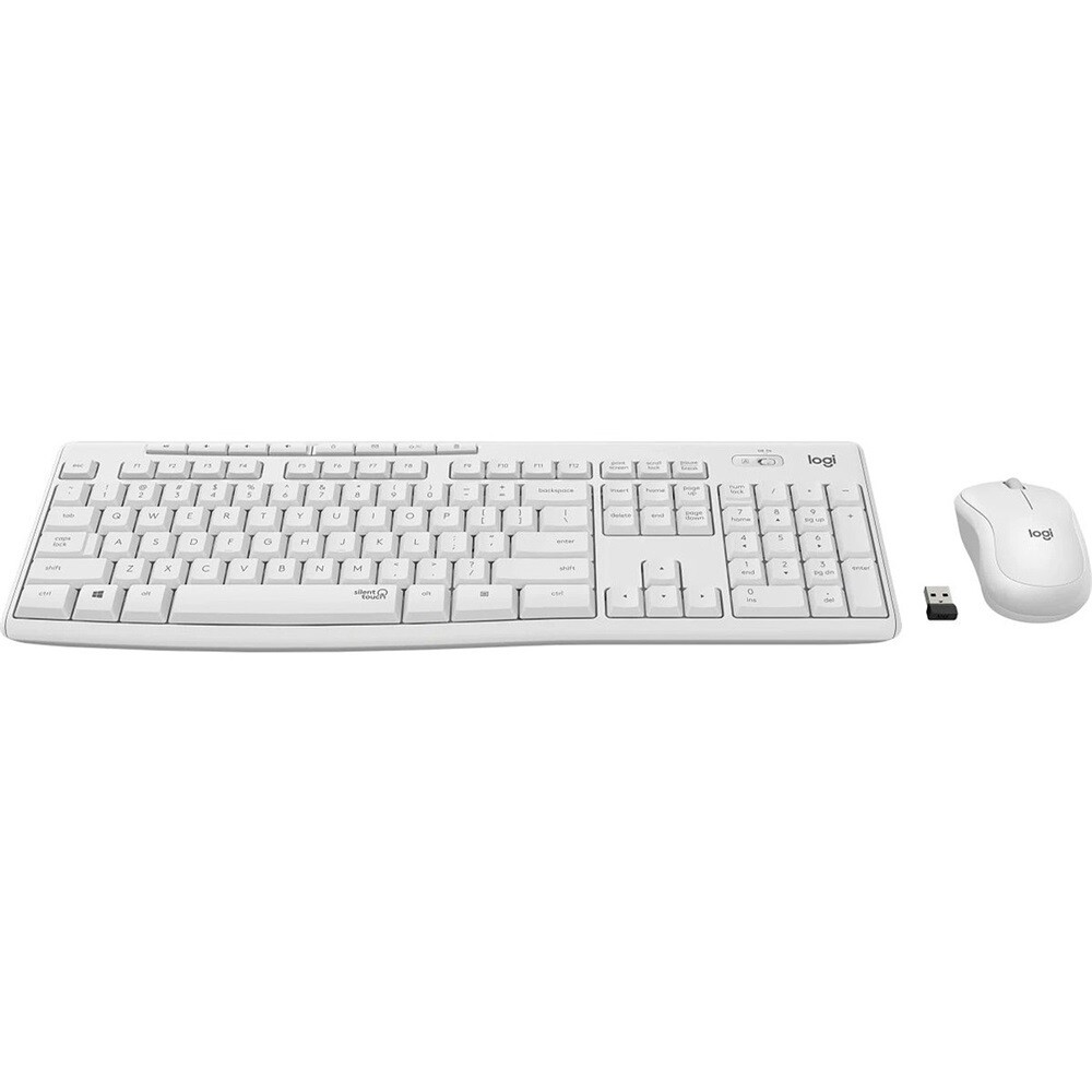 Logitech MK295 Cordless Silent  billentyűzet + egér fekete