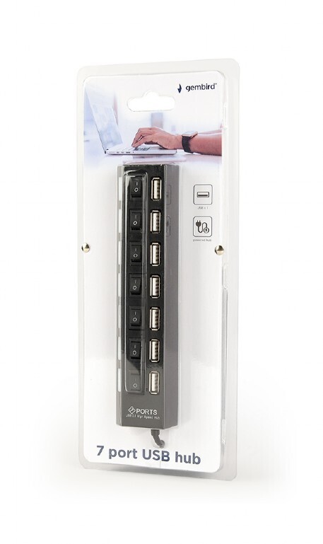 ACT AC6120 USB hub 3.2 4 port +230V táp