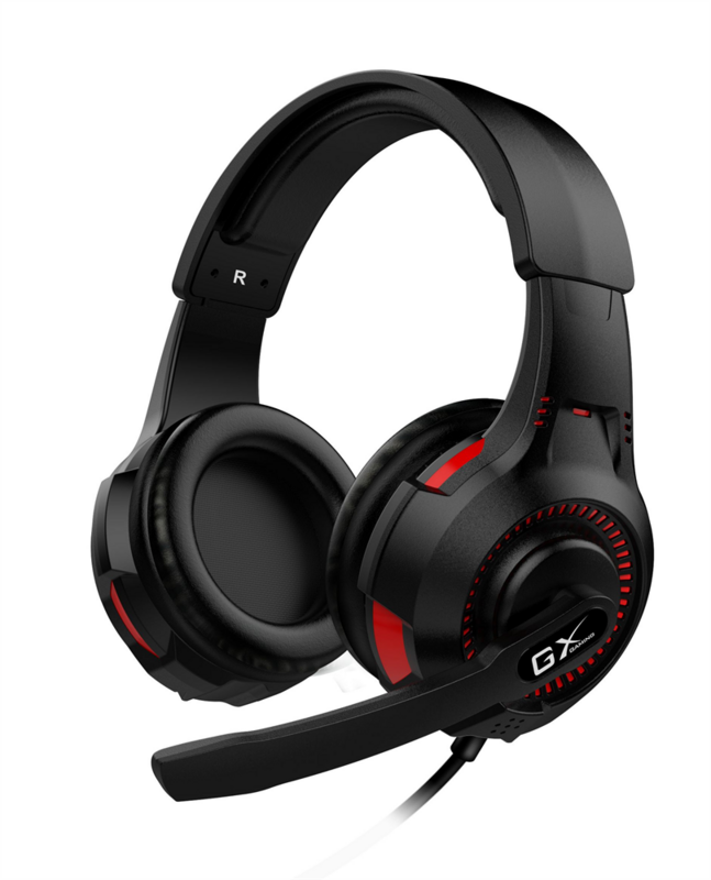 Genius HS-G600V jack gamer mikrofonos fekete headset