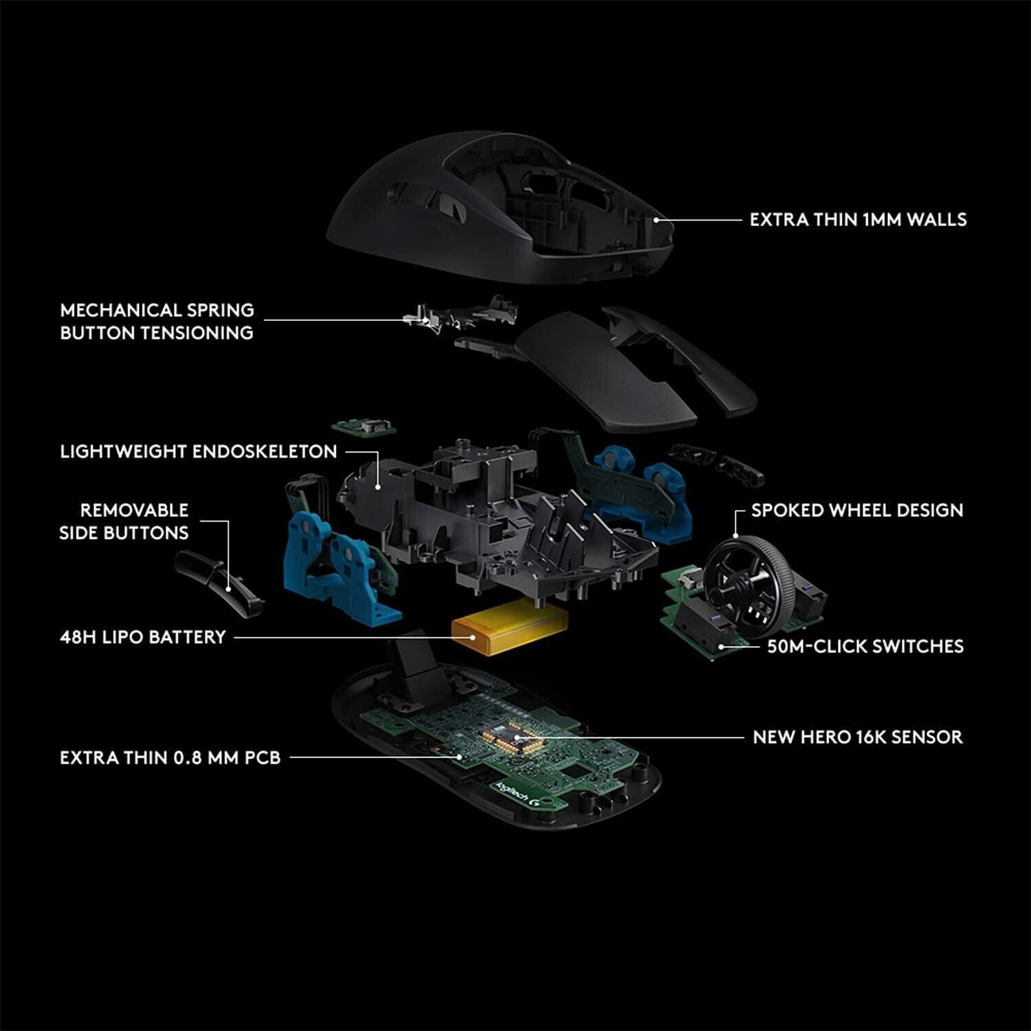 Logitech G Pro Shroud vezeték nélküli gamer egér