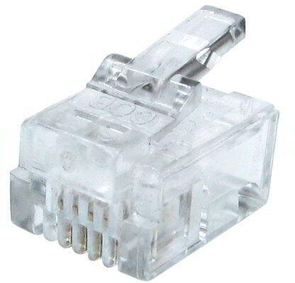 Assmann RJ12 6/6eres (6P6C) lapos Telefon dugó