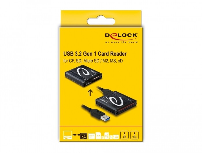 Delock 91704 USB3.0 all-in-one kártyaolvasó