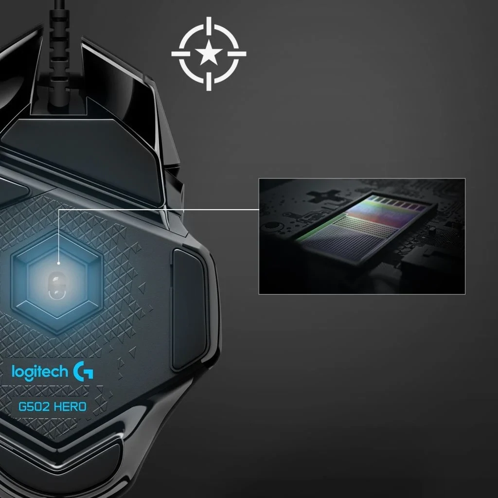 Logitech G502 HERO gamer egér