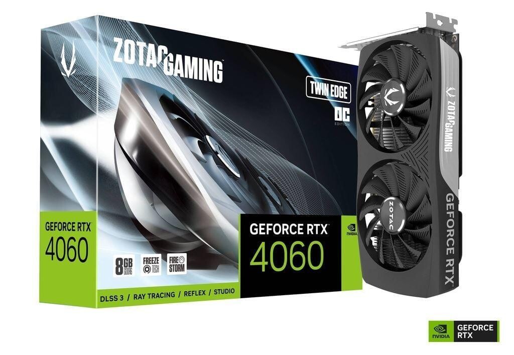 ZOTAC GAMING GeForce RTX 4060 8GB Twin Edge OC - graphics card - GeForce RTX 4060 - 8 GB