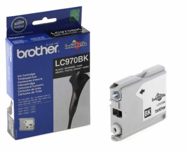 Brother LC970BK - black - original - ink cartridge