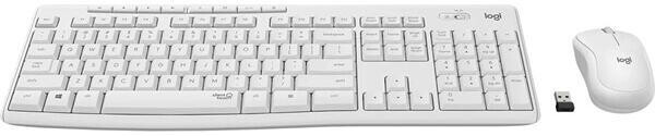 Logitech MK295 Cordless Silent  billentyűzet + egér fehér