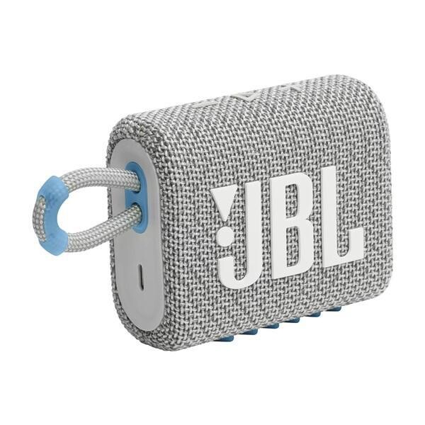 JBL GO 3 ECO fehér hordozható hangszóró