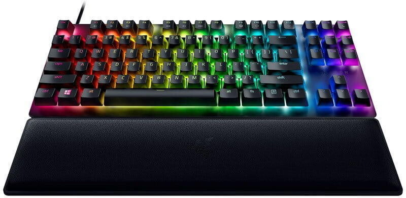 Razer Huntsman V2 TKL US (Purple Switch) mechanikus gamer billentyűzet