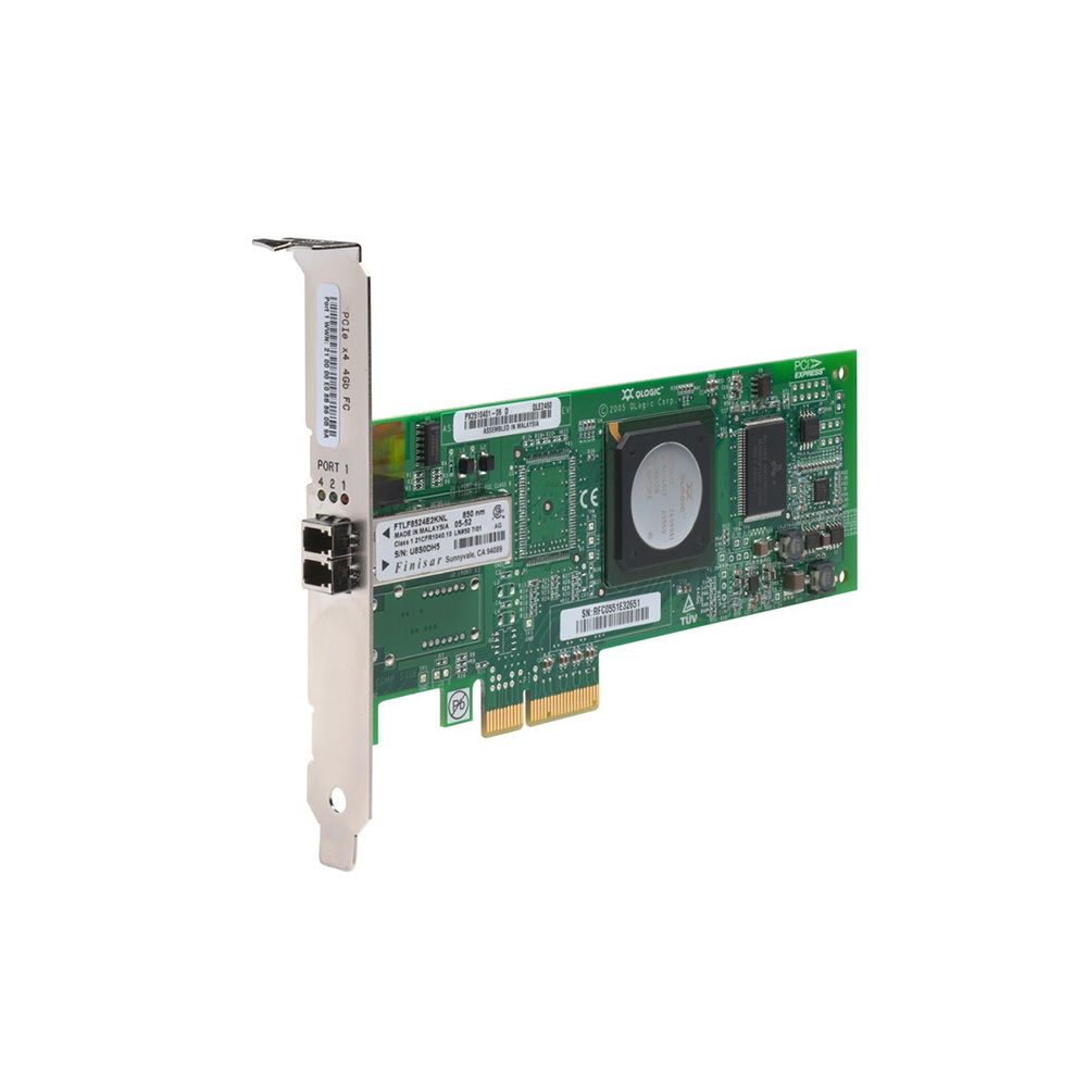 Qlogic QLE2460; Single Port 4Gb Fibre Channel  to PCI Express Host Bus Adapter;