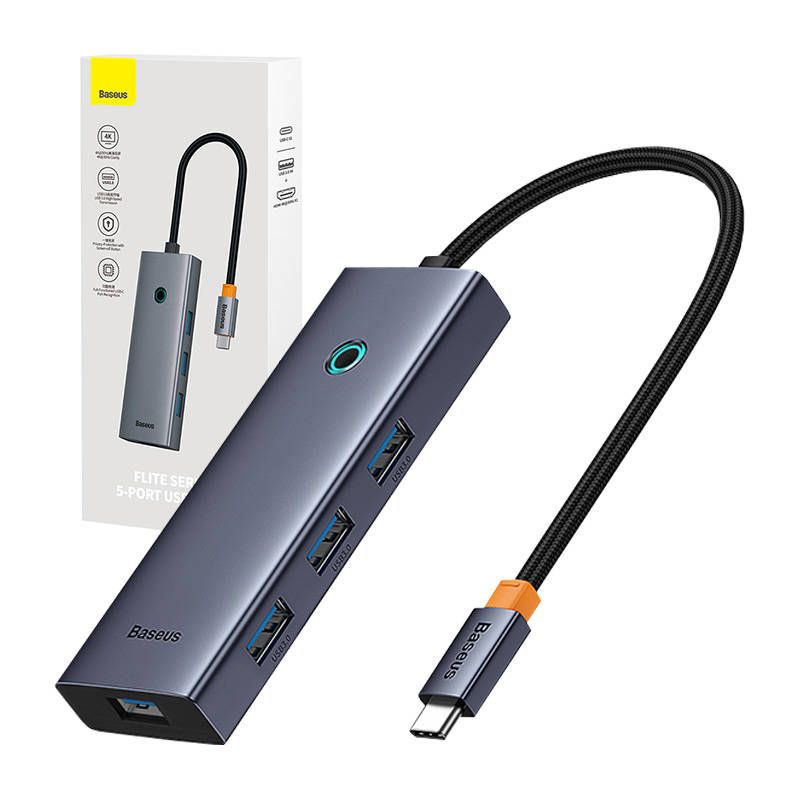 Baseus UltraJoy 5in1 Docking Station Black