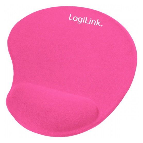 LogiLink GEL Mouse Pad with Wrist Rest Support - mouse pad with wrist pillow