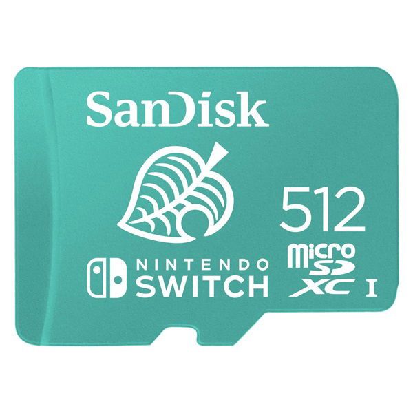 Sandisk 512GB SD microSDXC Class 10 UHS-I U3 Nintendo Switch