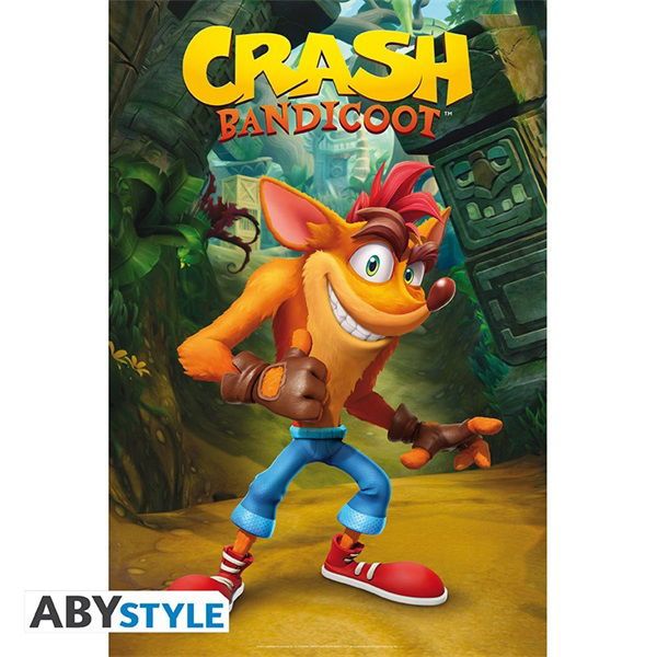Crash Bandicoot &quot;Classic Crash&quot; 91,5x61 cm poszter