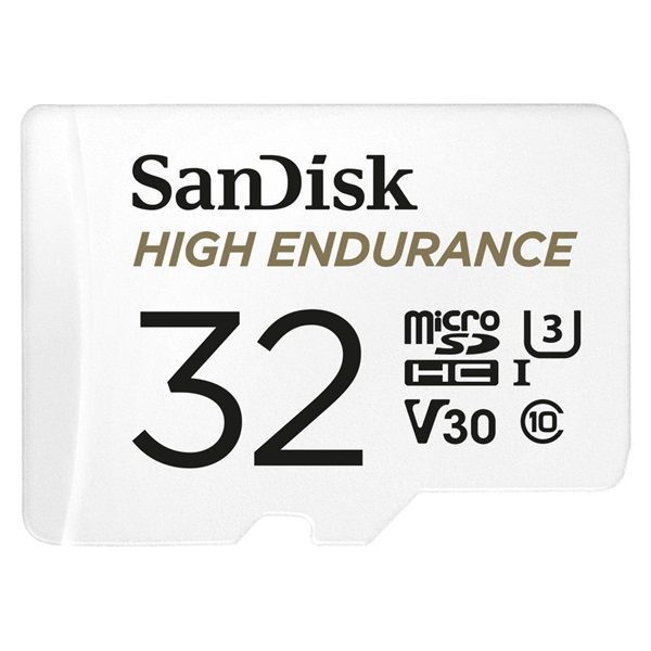 Sandisk 32GB microSDHC High Endurance Class 10 CL10 U3 V30 + adapterrel