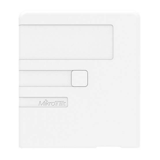 Mikrotik GPEN11 PoE injector that can be mounted on a wall White