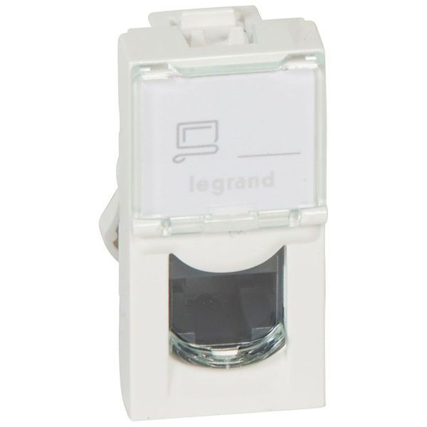 Legrand Program Mosaic LCS2 RJ45 aljzat Cat 5e UTP 1 modul White