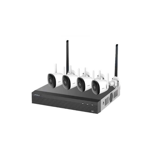 IMOU 4db WiFi 2MP csőkamerával/1db 4 csatornás WiFi-s hálózati rögzítő/1TB HDD WiFi megfigyelő szett