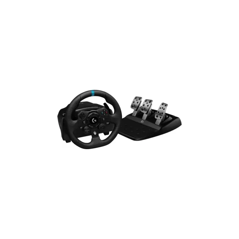 Logitech G923 Steering Wheel and Pedal Set - Wired