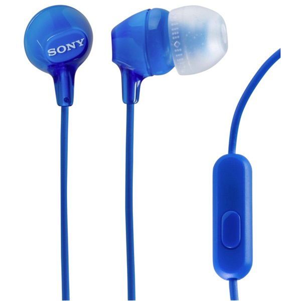 Sony MDR-EX15APLI Headset Blue