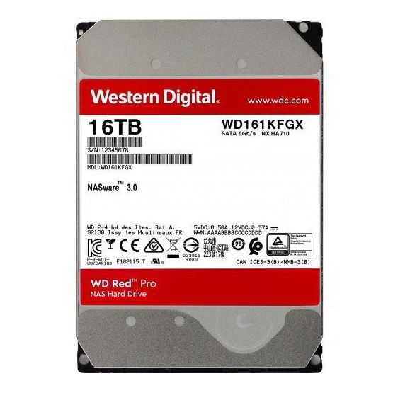 WD Hard Drive RED PRO - 16 TB - 3.5&quot; - SATA 6 GB/s
